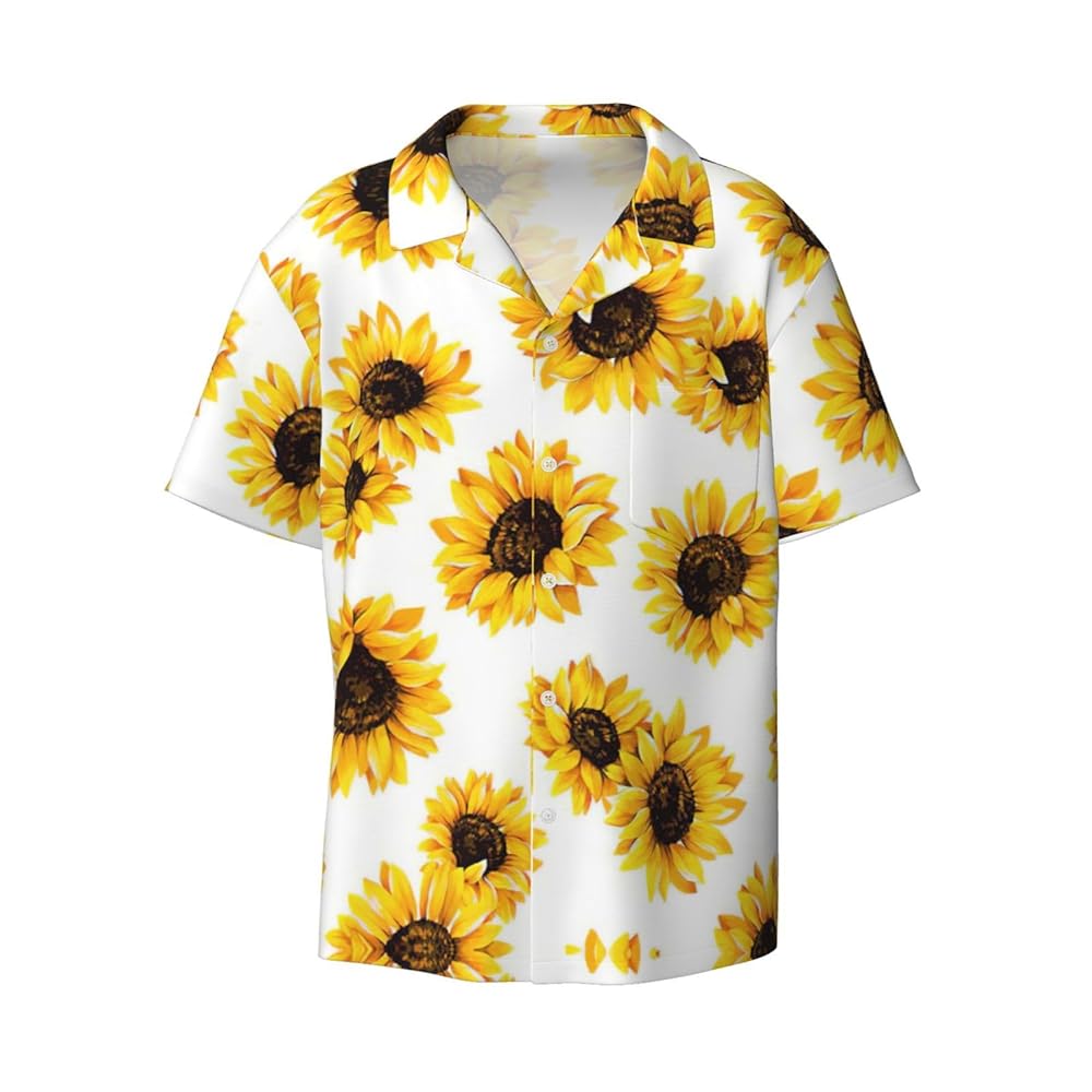 sunflower サンフラワー　クロシェシャツ Sunflower Cayo フローラル シャツ | ブルー | FARFETCH JP